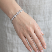 Celestial 925 Sterling Silver Bracelet With Adjustable Length